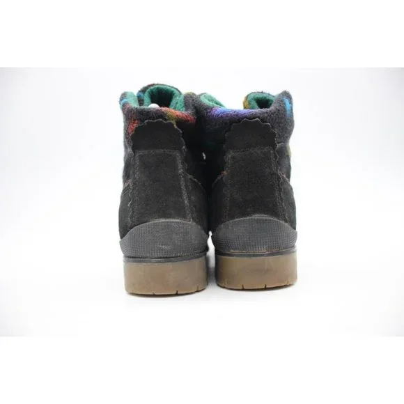 Tecnica Black Ankle Boots with Colorful Pattern - Picture 5 of 9